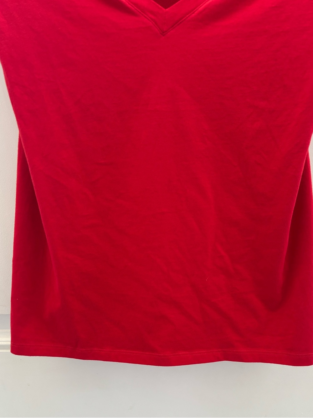 NWT Aritzia Babaton Red Cotton Top Small - Picture 4 of 10